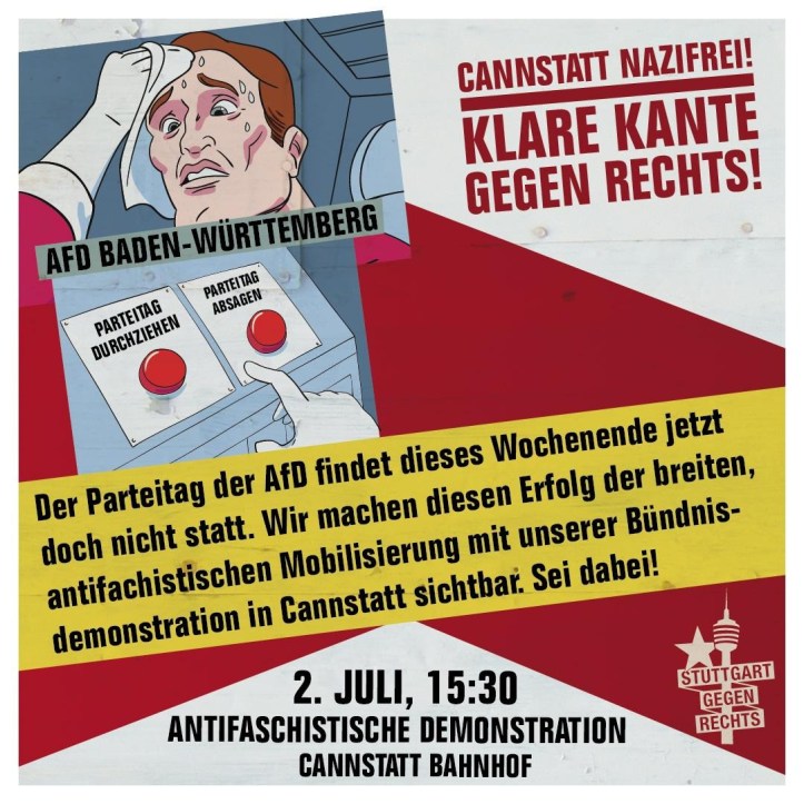 Demo in Cannstatt